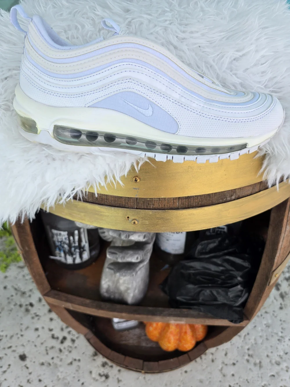 Women’s White & Light Gray Reflective Sneaker - Picture 4 of 8